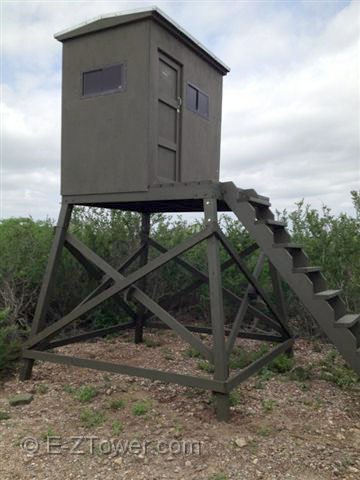 4-Pack Dual Angle Elevator Brackets 4x4 Deer Stand Hunting Blind Tower Platform 